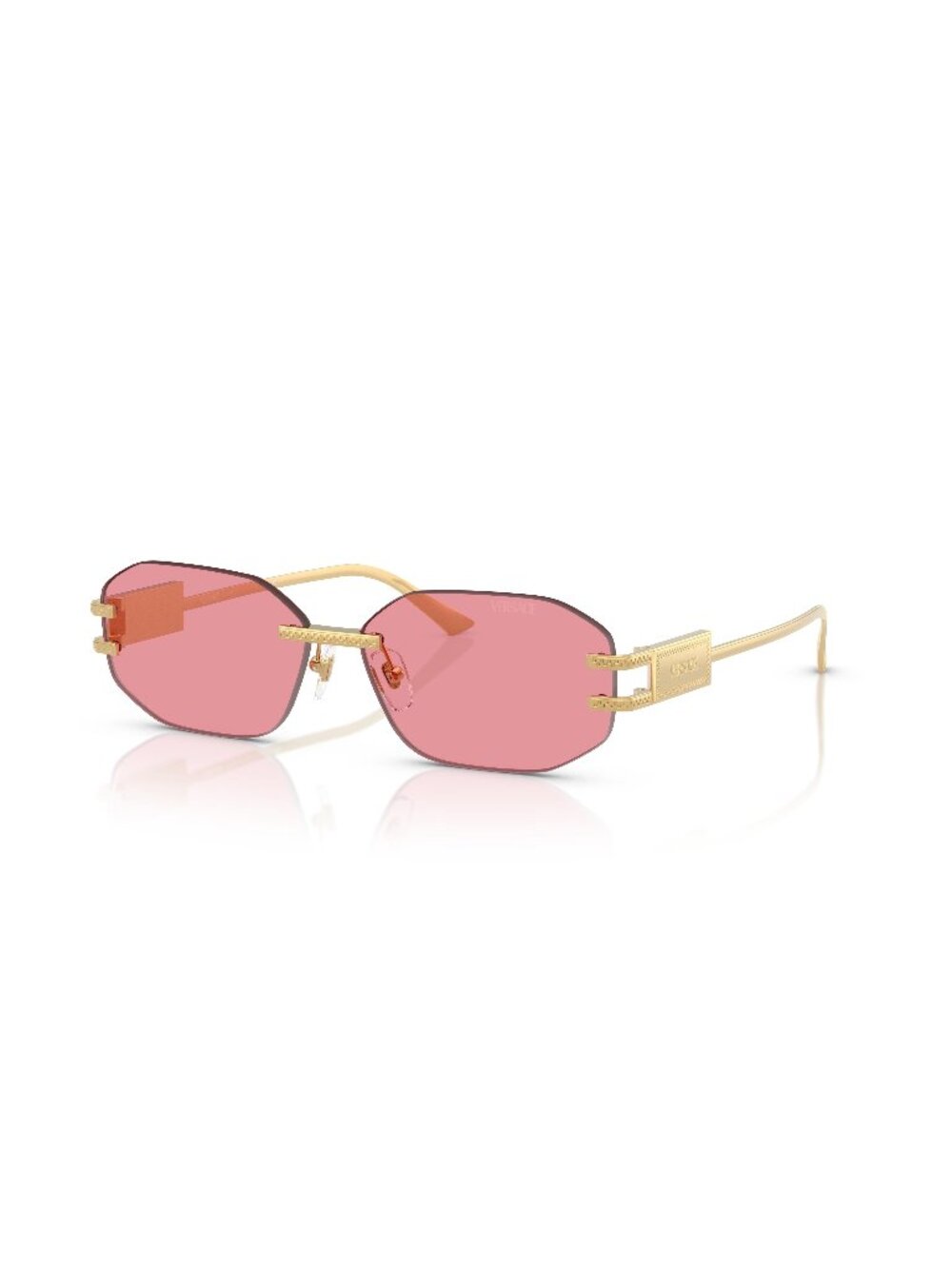 New Versace Women's Sunglasses Gold Metal Frame VE2274 100284 58